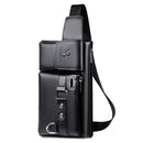 Bag Masculina Transversal de Couro Legítimo À Prova D'água - New Époque