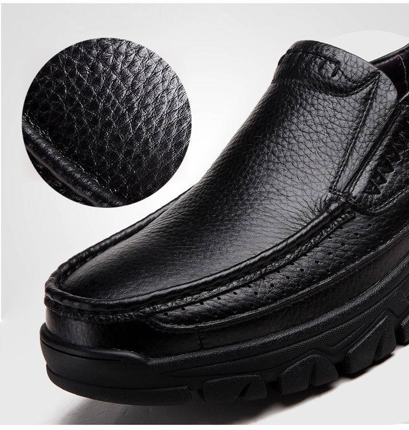 Sapato Masculino Casual Slip On de Couro Legítimo - Active Comfort