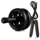 Roda Para Exercício Abdominal Profissional + Pula Corda profissional - Abdo Jump