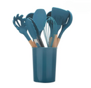 Jogo de Utensílios de Cozinha de Silicone 12 Peças - Cook Safe